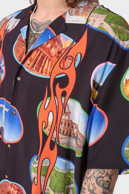 Сорочка 7 WONDER CAMP чорна, купити онлайн в магазині.