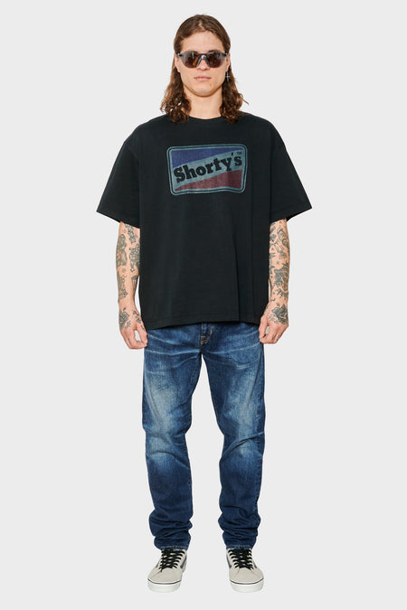 Футболка BOX SHORTYS LOGO чорна, купити онлайн в магазині.