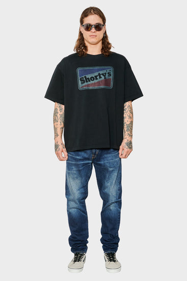 Футболка BOX SHORTYS LOGO чорна, купити онлайн в магазині.