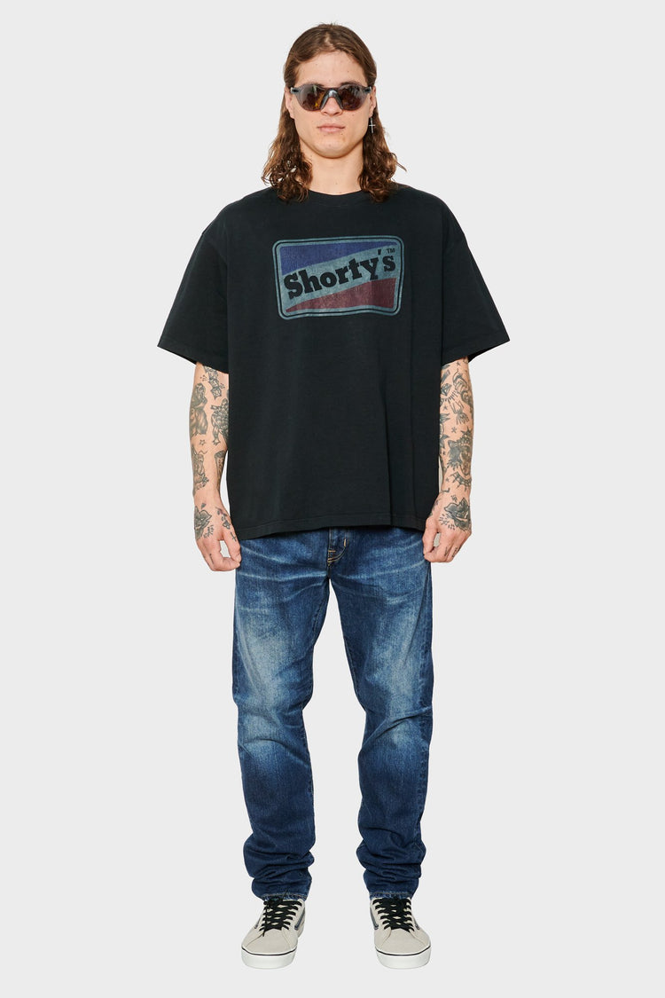 Футболка BOX SHORTYS LOGO чорна, купити онлайн в магазині.