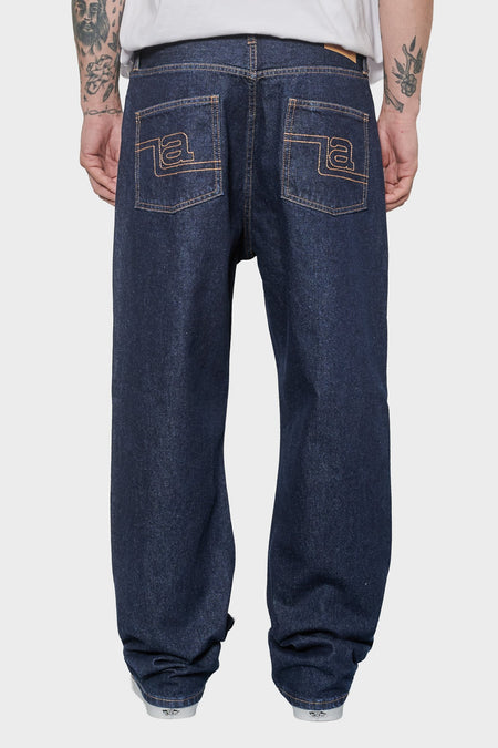 men#@Джинси LA STITCHED темно-сині