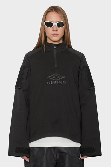 women#@Кофта TACTICAL HALF ZIP чорна