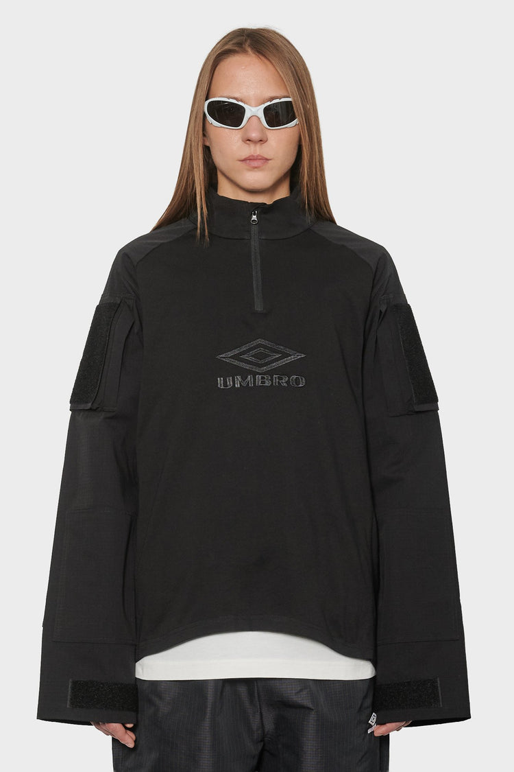 women#@Кофта TACTICAL HALF ZIP чорна