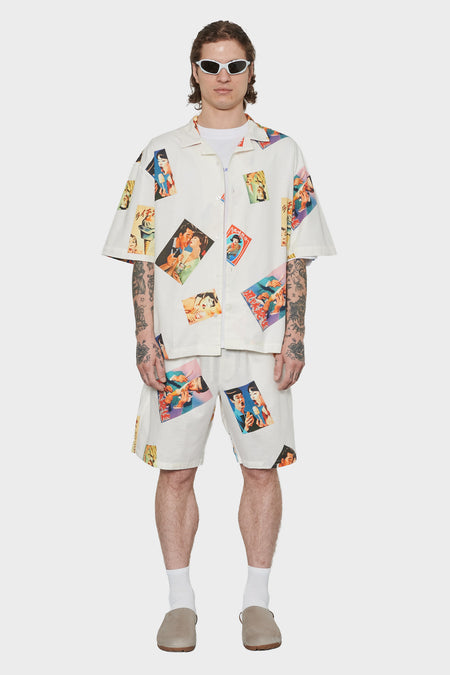 men#@Сорочка AISUKURIMU різнокольорова