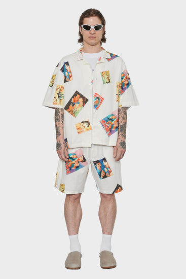 men#@Сорочка AISUKURIMU різнокольорова