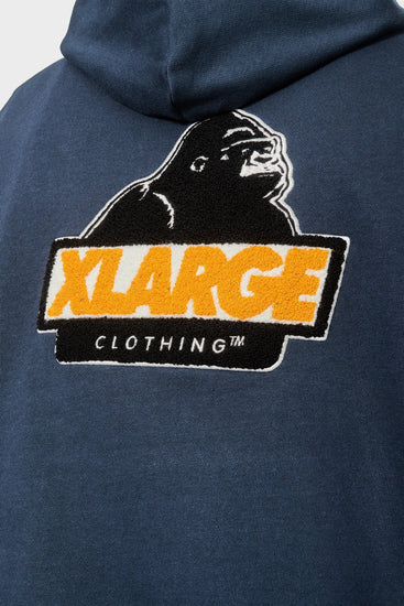 Худі CHENILLE SLANTED темно-синє Фото 7