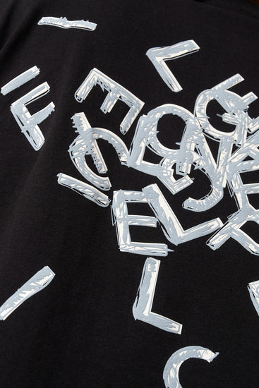 Футболка ALPHABET чорна, купити онлайн в магазині.