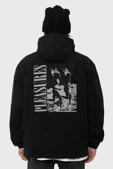 men#@Куртка RUN HOODED JACKET чорна, купити онлайн в магазині.