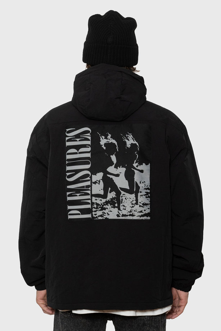 men#@Куртка RUN HOODED JACKET чорна, купити онлайн в магазині.