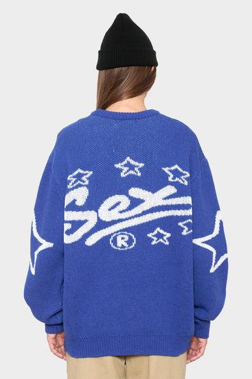 women#@Светр THE S WORD синій, купити онлайн в магазині.