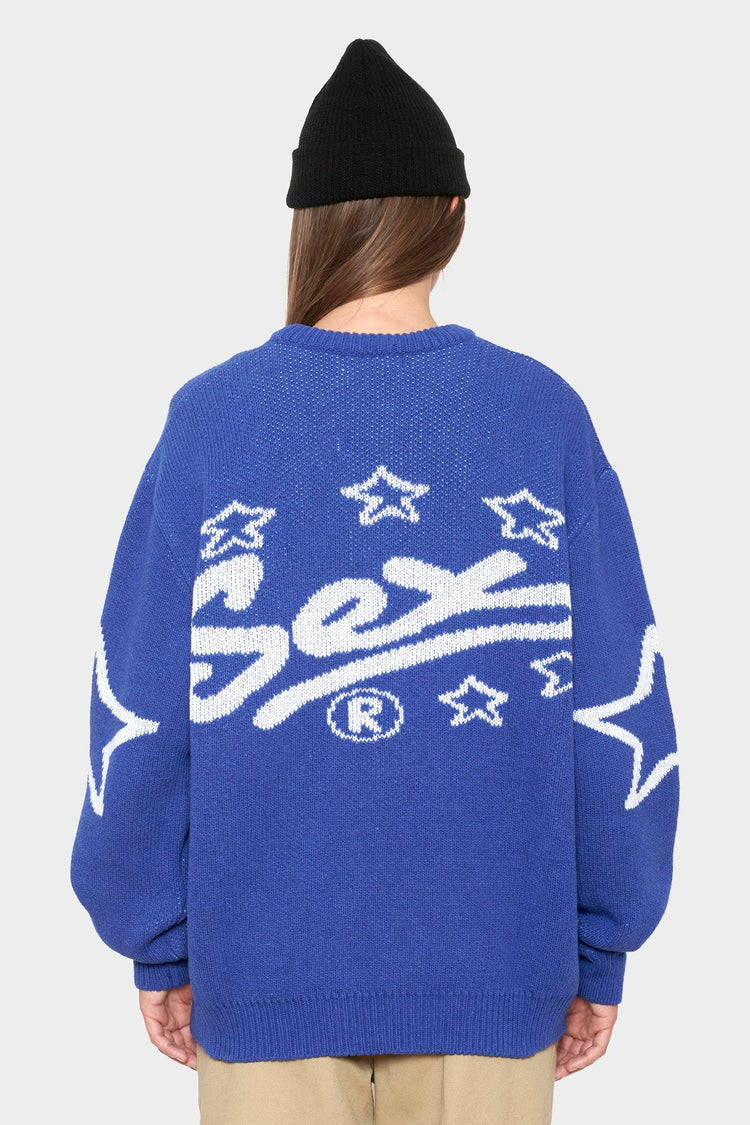 women#@Светр THE S WORD синій, купити онлайн в магазині.