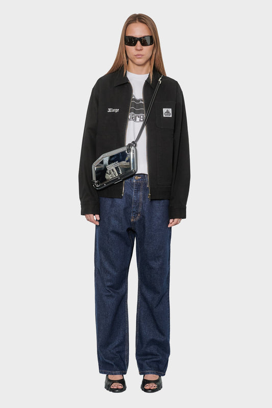 women#@Куртка EMBROIDERED WORK чорна