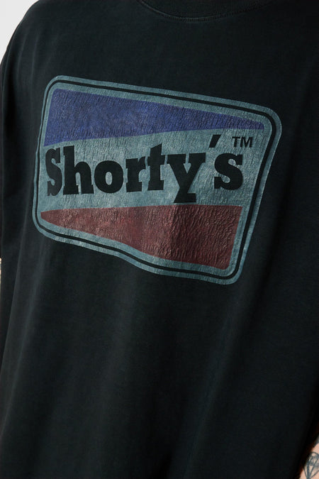 Футболка BOX SHORTYS LOGO чорна, купити онлайн в магазині.