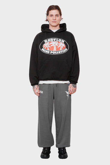 men#@Худі MIND POLLUTION чорний, купити онлайн в магазині.