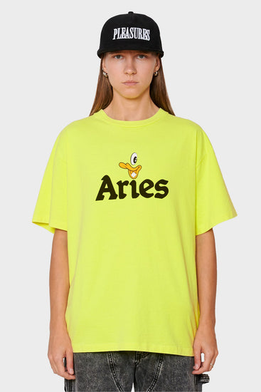 women#@Футболка AGED AYE DUCK FLUORO жовта, купити онлайн в магазині.