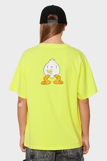 women#@Футболка AGED AYE DUCK FLUORO жовта, купити онлайн в магазині.