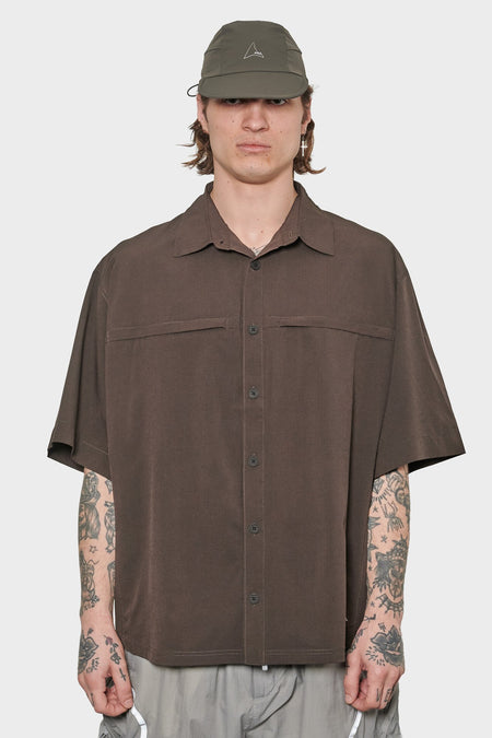 men#@Сорочка DOT AIR коричнева