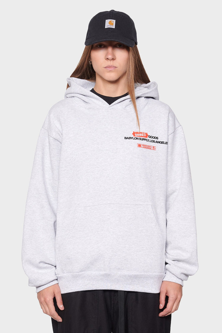 women#@Худі BANNED GOODS сірий, купити онлайн в магазині.