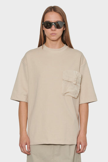 women#@Футболка MULTIPOCKET TEE молочна