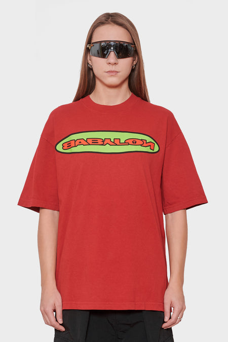 women#@Футболка OCTANE LOGO червона, купити онлайн в магазині.