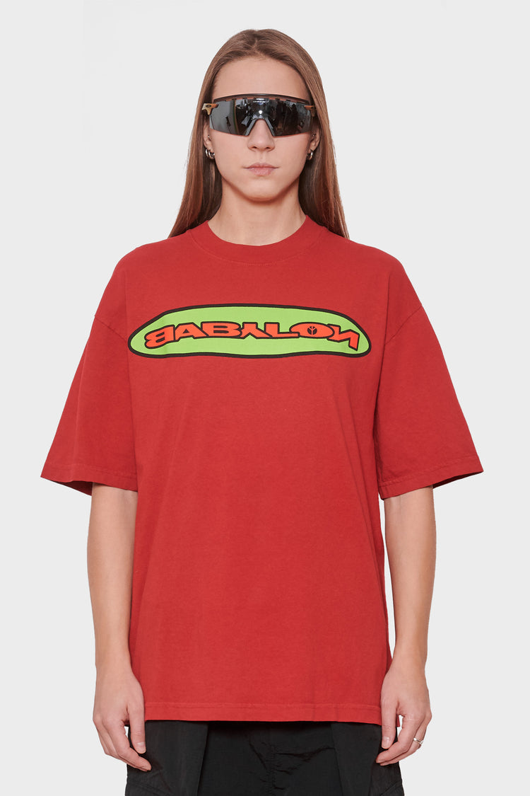 women#@Футболка OCTANE LOGO червона, купити онлайн в магазині.