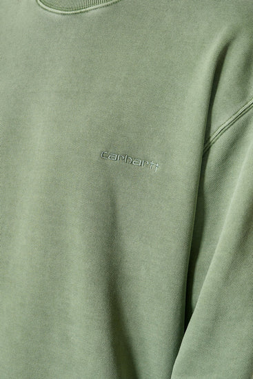 Світшот DUSTER SCRIPT зелений, купити онлайн в магазині.