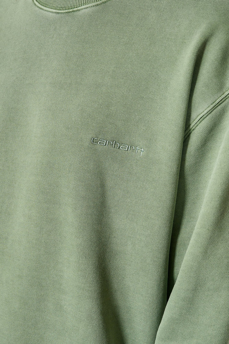 Світшот DUSTER SCRIPT зелений, купити онлайн в магазині.