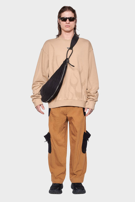 men#@Штани NET POCKET CARGO коричневі, купити онлайн в магазині.