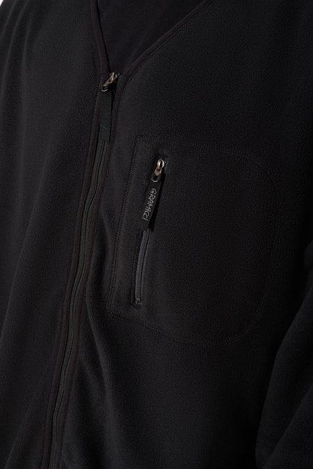 Кардиган FLEECE CARDIGAN ZIP-UP чорний, купити онлайн в магазині.