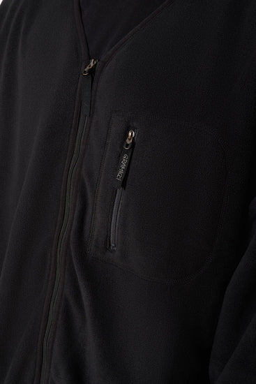 Кардиган FLEECE CARDIGAN ZIP-UP чорний, купити онлайн в магазині.