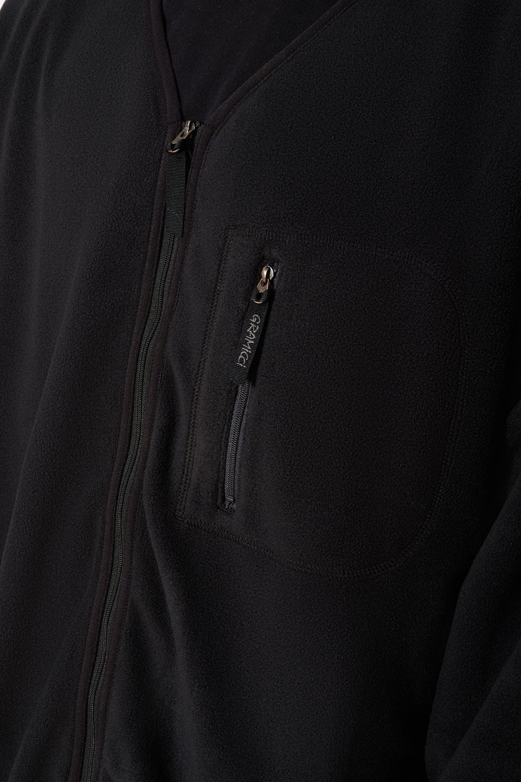 Кардиган FLEECE CARDIGAN ZIP-UP чорний, купити онлайн в магазині.