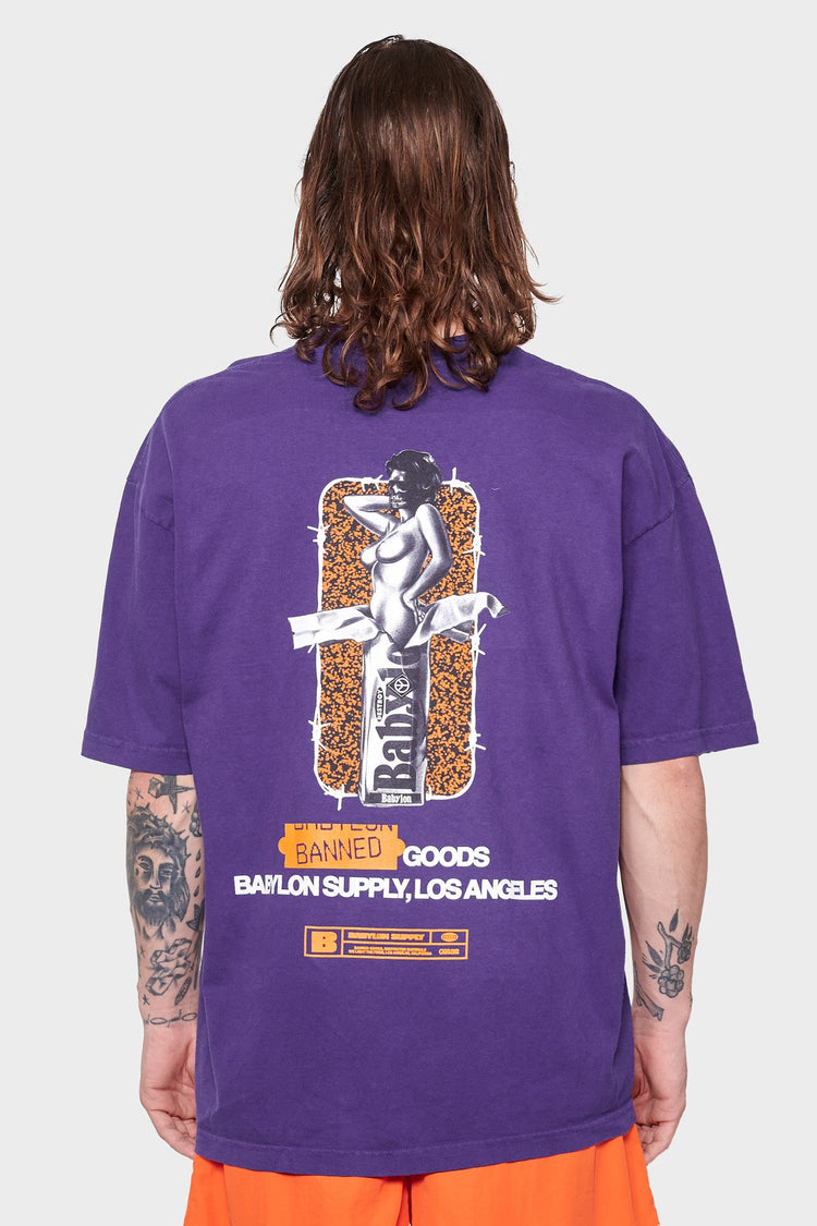 men#@Футболка BANNED GOODS фіолетова, купити онлайн в магазині.