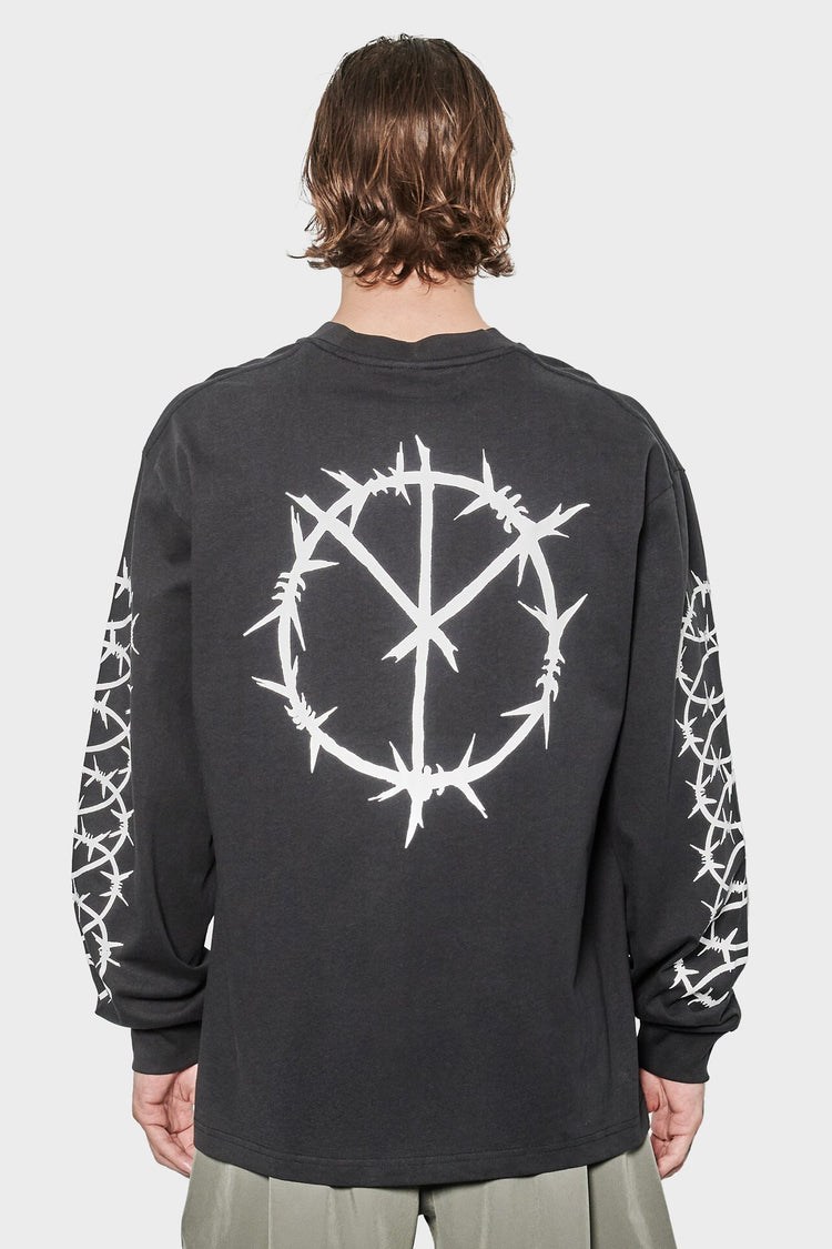 men#@Лонгслів BARBED чорний