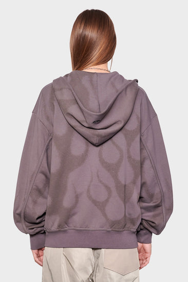 women#@Зіп-худі FLAMES SPRAY графітовий, купити онлайн в магазині.