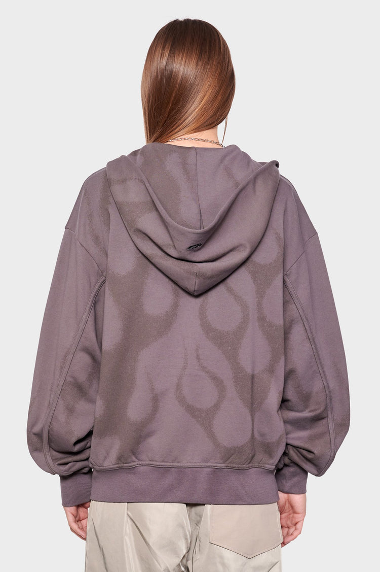 women#@Зіп-худі FLAMES SPRAY графітовий, купити онлайн в магазині.