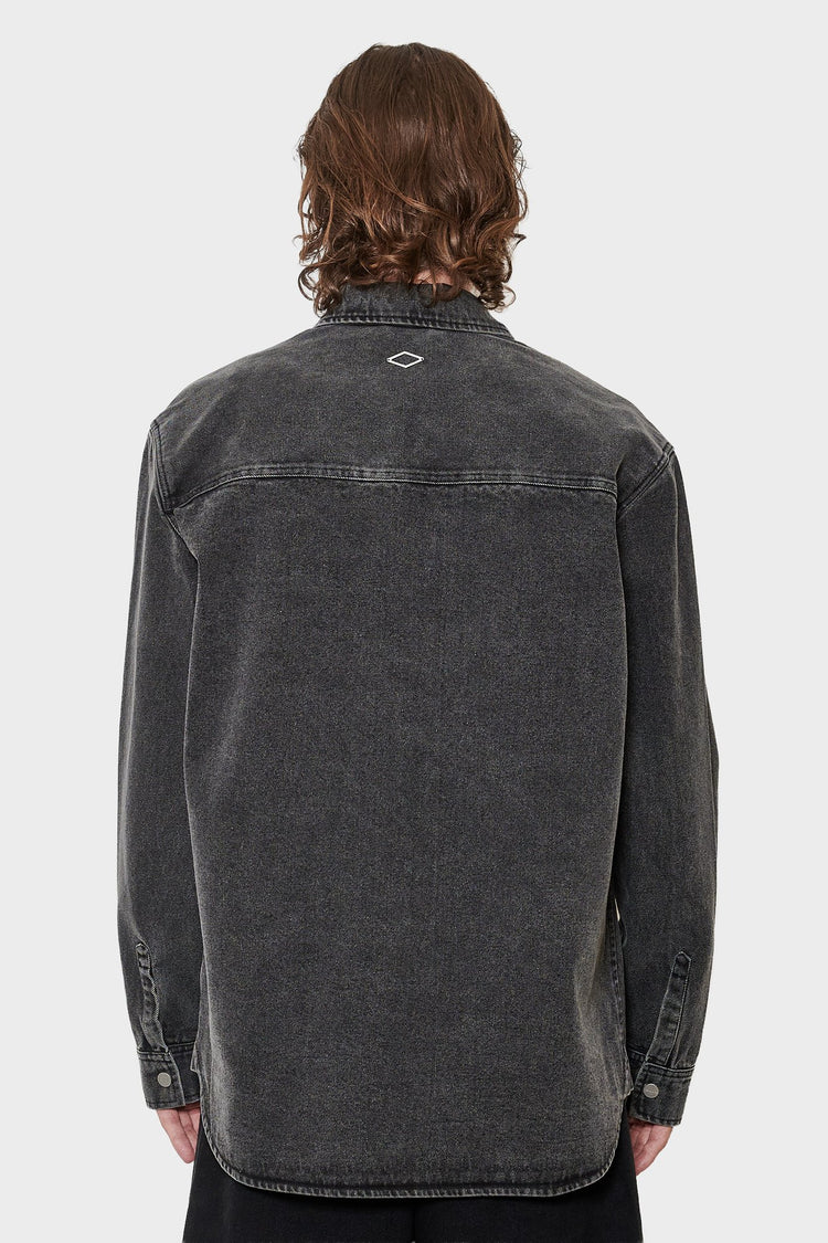 men#@Сорочка ARMY OVERSHIRT темно-сіра