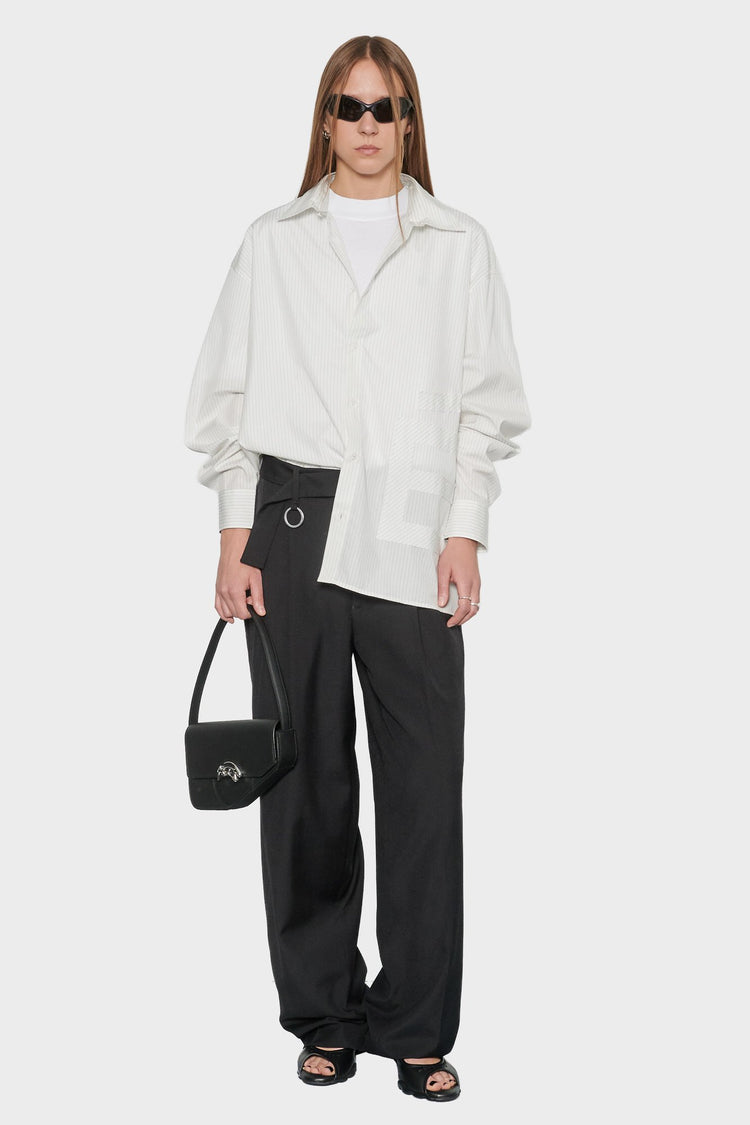 women#@Сорочка SHIRT È PATCH біла