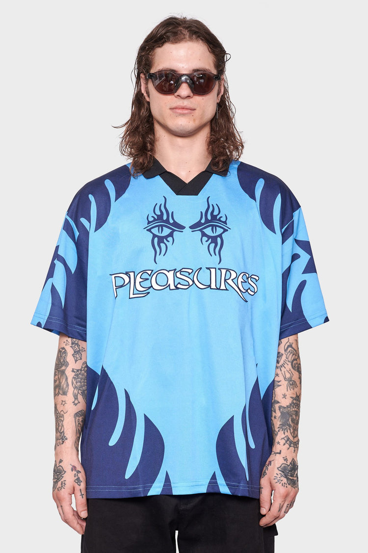 men#@Футбольне джерсі AFTERLIFE блакитне, купити онлайн в магазині.