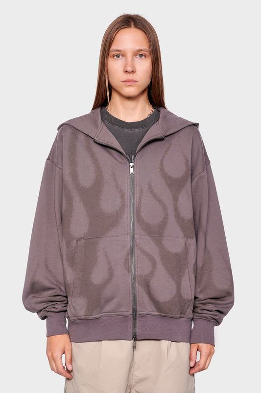 women#@Зіп-худі FLAMES SPRAY графітовий, купити онлайн в магазині.