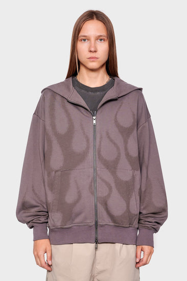 women#@Зіп-худі FLAMES SPRAY графітовий, купити онлайн в магазині.