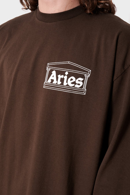 Лонгслів TEMPLE  коричневий, купити онлайн в магазині.