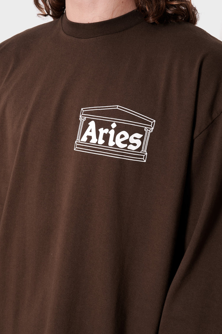 Лонгслів TEMPLE  коричневий, купити онлайн в магазині.