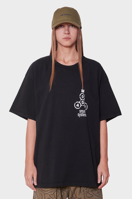 women#@Футболка M-044-SYS чорна, купити онлайн в магазині.