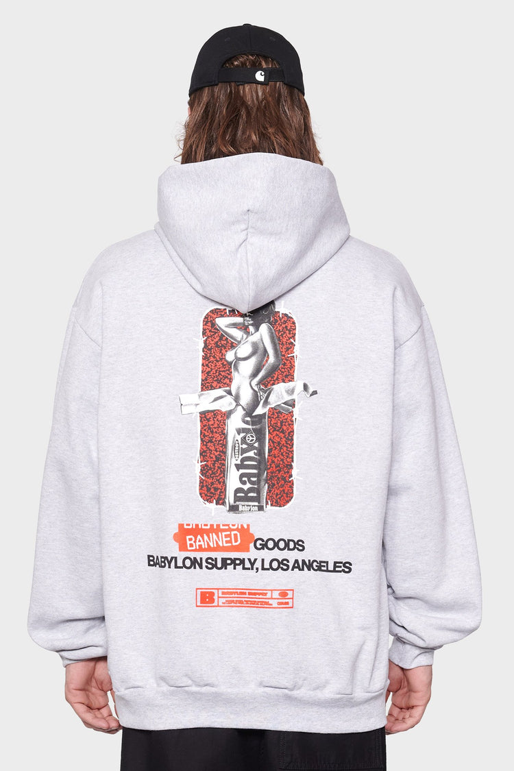 men#@Худі BANNED GOODS сірий, купити онлайн в магазині.