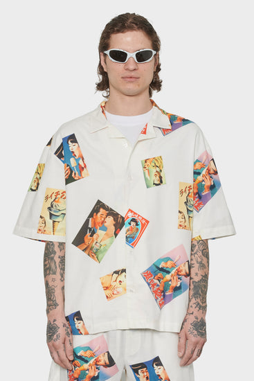 men#@Сорочка AISUKURIMU різнокольорова