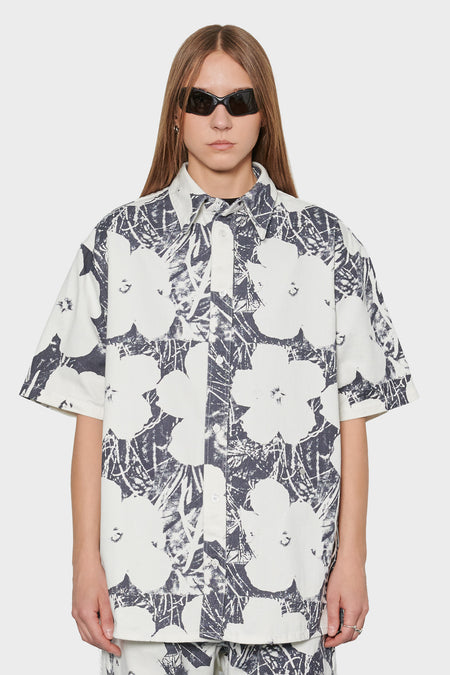 women#@Джинсова сорочка ANDY WARHOL біла