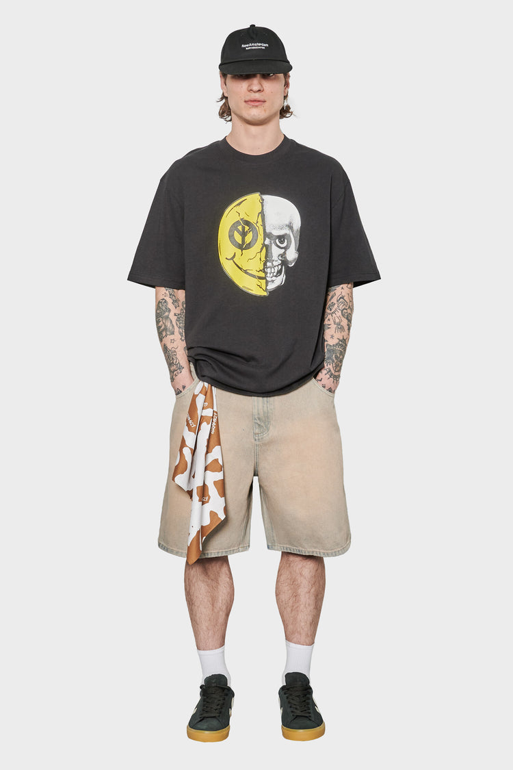 men#@Футболка HAPPY FACE чорна