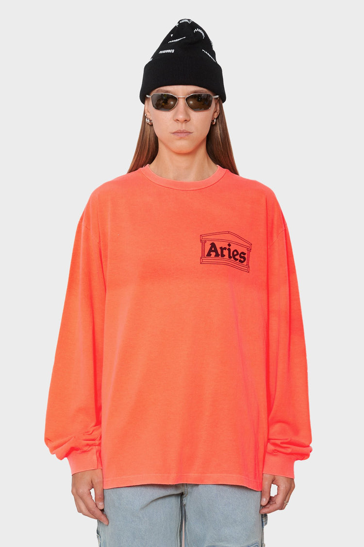 women#@Лонгслів TEMPLE FLUORO помаранчевий, купити онлайн в магазині.