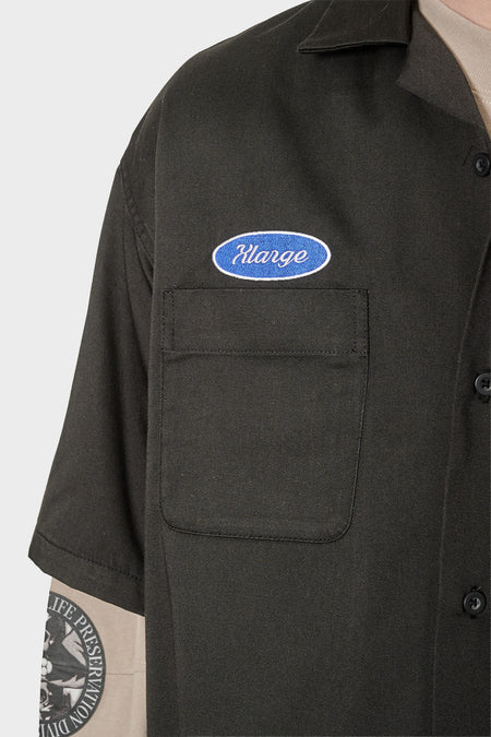 Сорочка EMBROIDERED WORK чорна