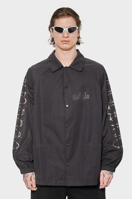 men#@Куртка BARBED чорна